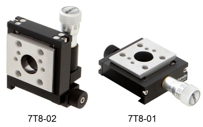 7T8-01, 7T8-02 - Mini Rail System Ball Slide Positioners